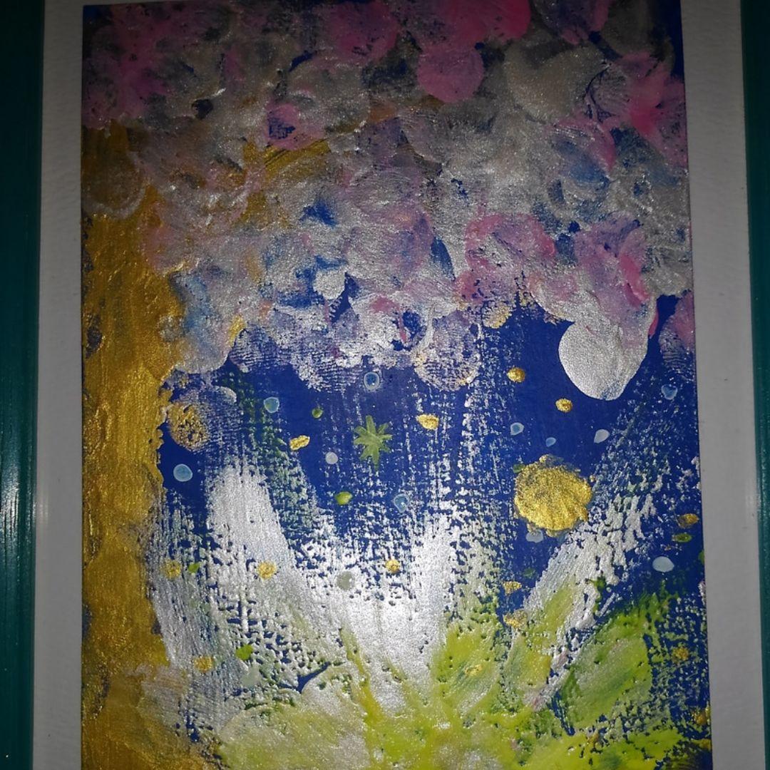 180年に一度の金運の絵 中河原啓先生の直筆絵画④ - メルカリ