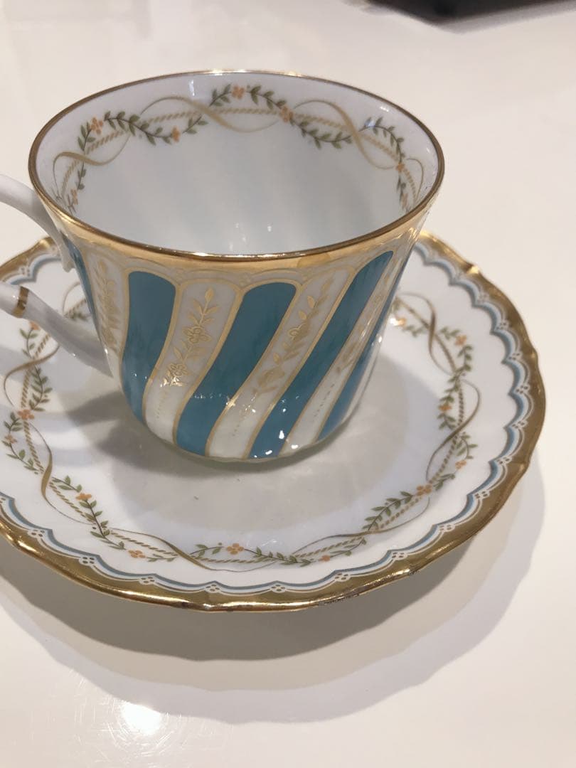 希少【未使用】Noritake ダイヤモンドコレクション カップ＆ソーサー5客