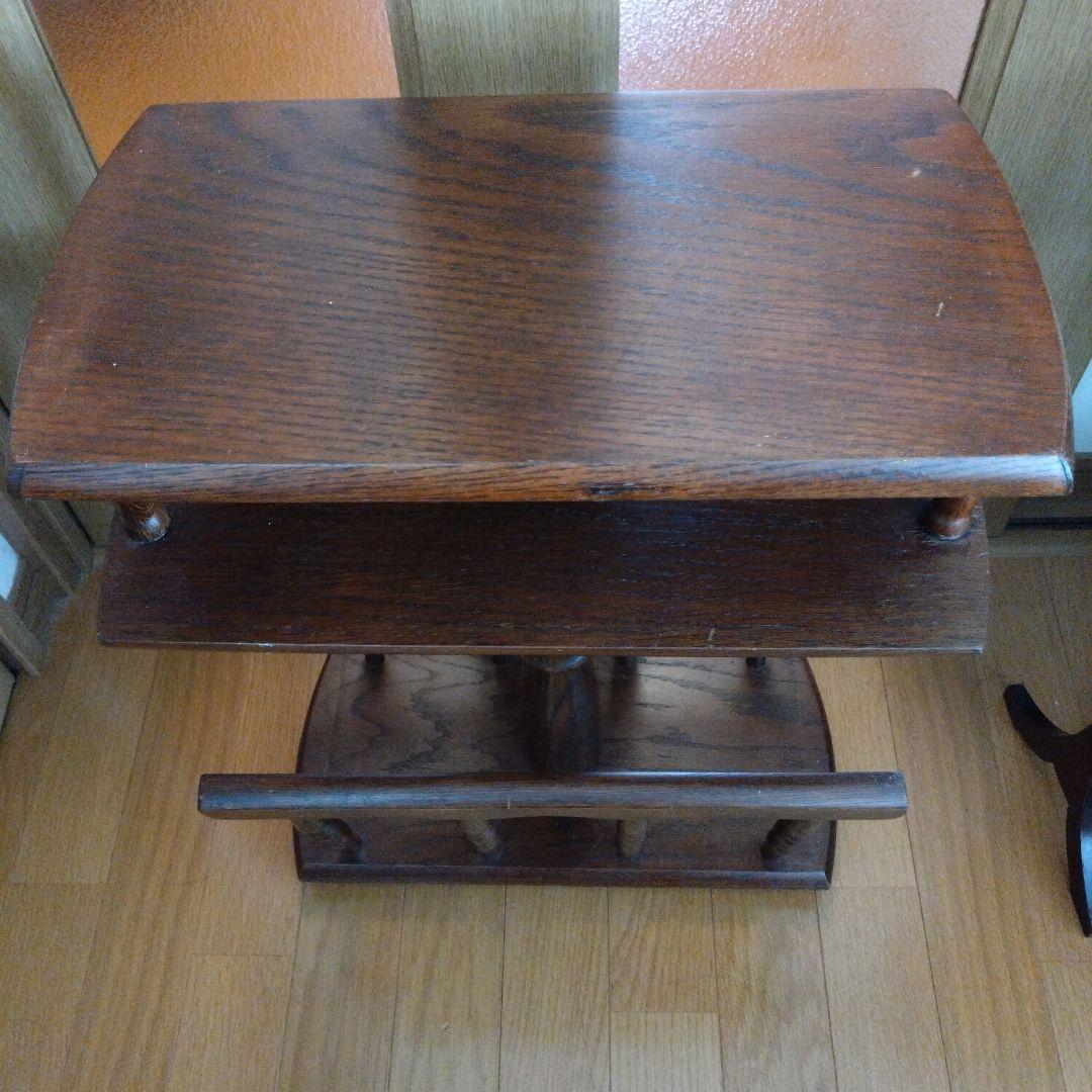 ヨーロッパ　ビンテージ　サイドテーブル　マガジンラック