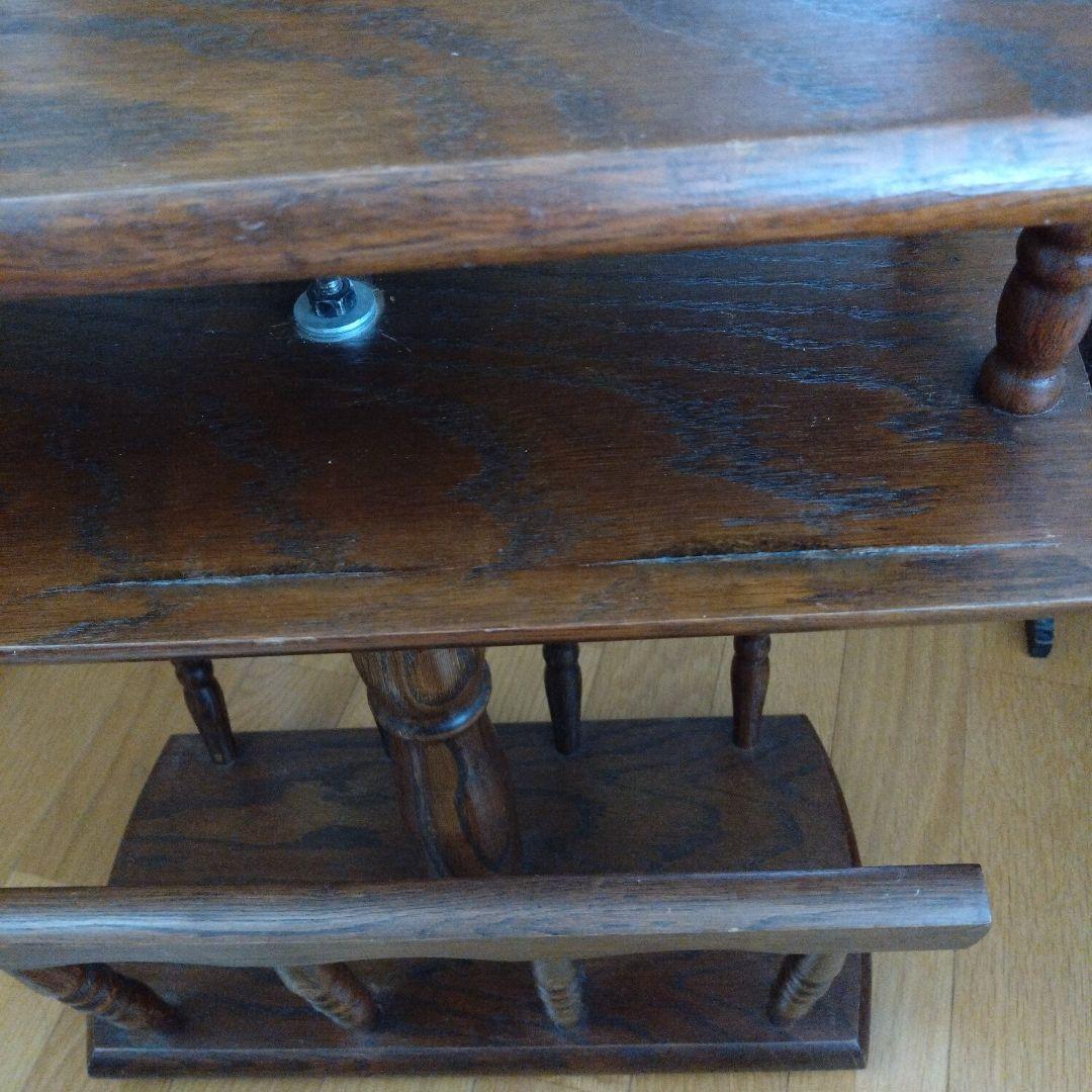 ヨーロッパ　ビンテージ　サイドテーブル　マガジンラック