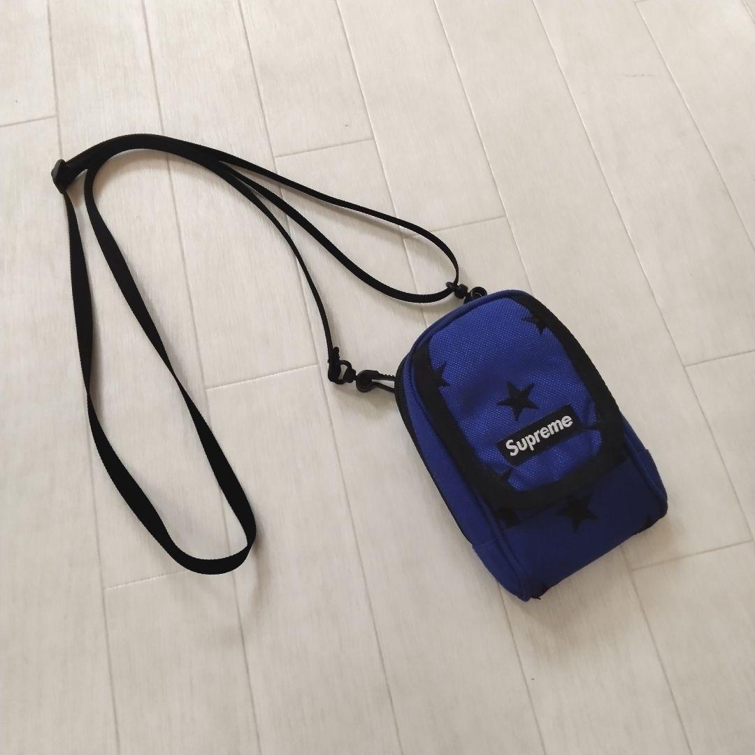 Supreme　ミニポーチ　カメラバック　ブルー