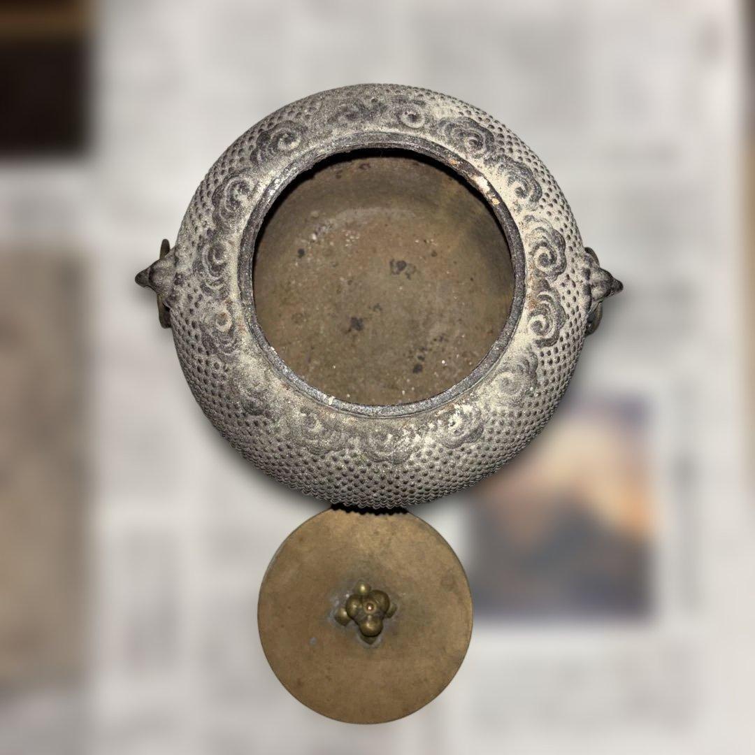 長火鉢　関東火鉢引き出し付き、龍文堂造り五徳セット