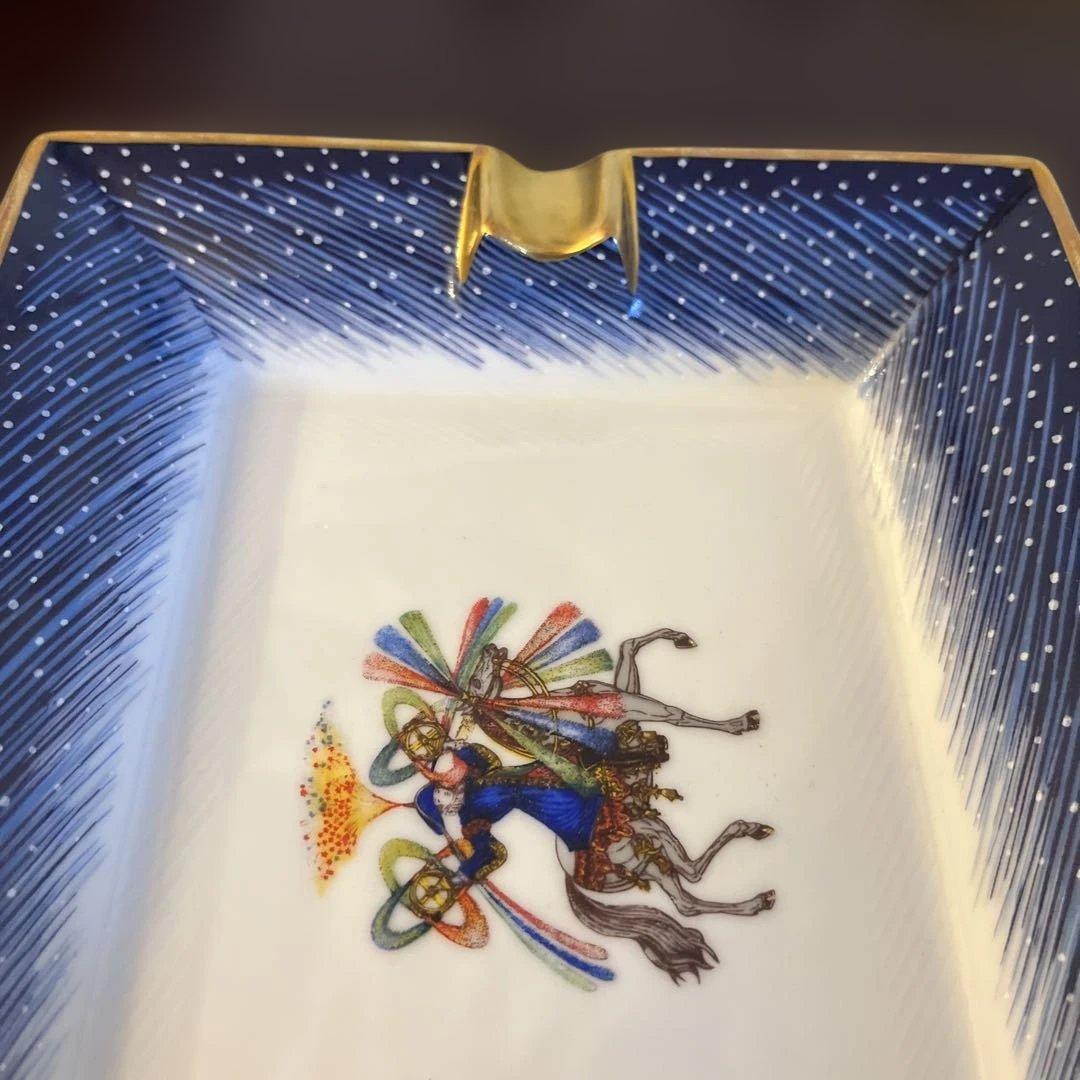HERMÈS 陶磁器灰皿 1987年限定モデル 150周年