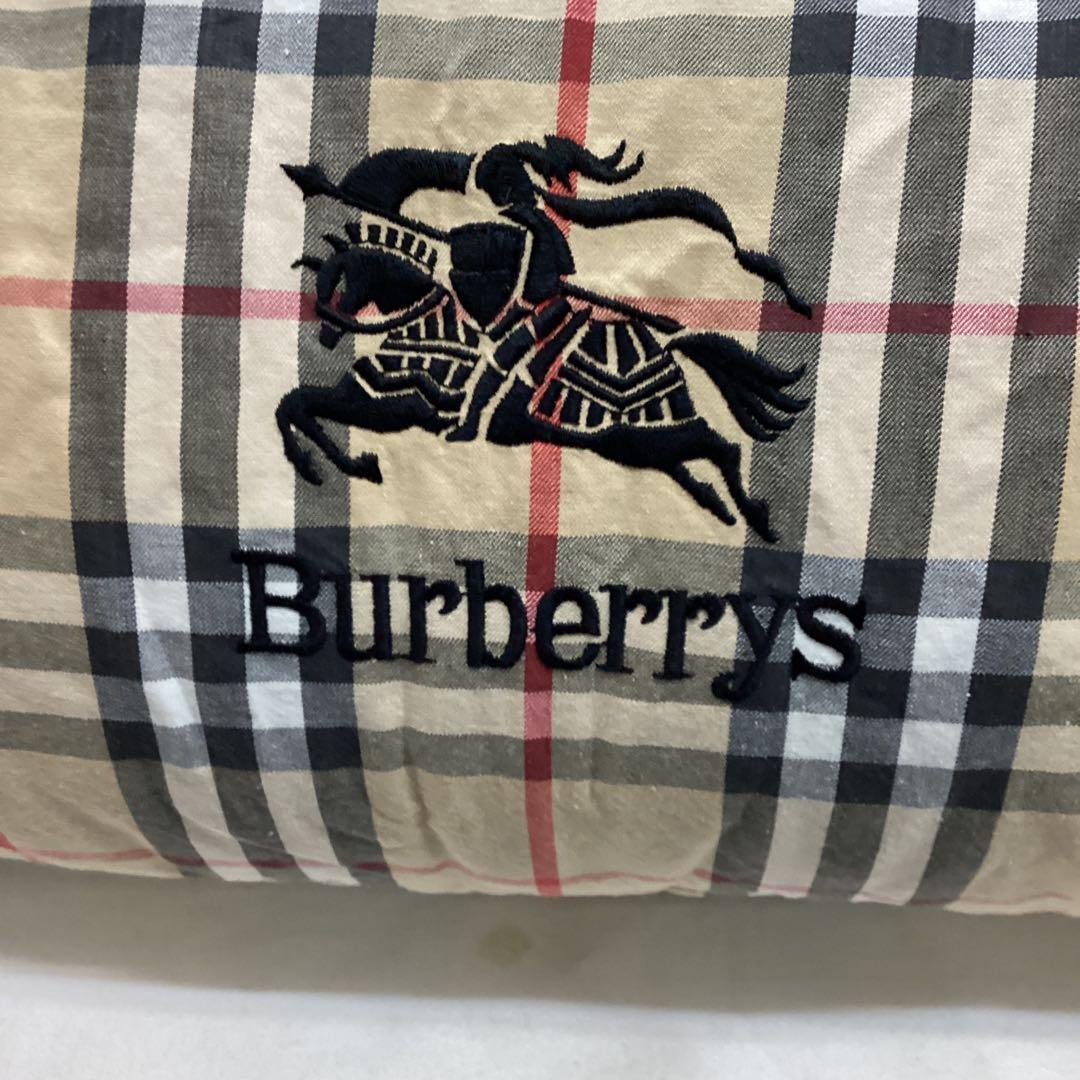 S4 Burberry's チェック柄　掛け布団　羽毛布団　シングル