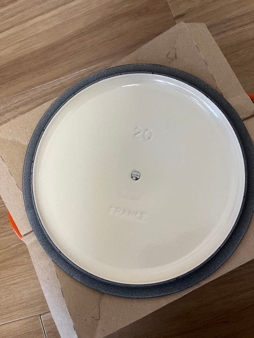 LE CREUSET ココット・ロンド 20cm オレンジ