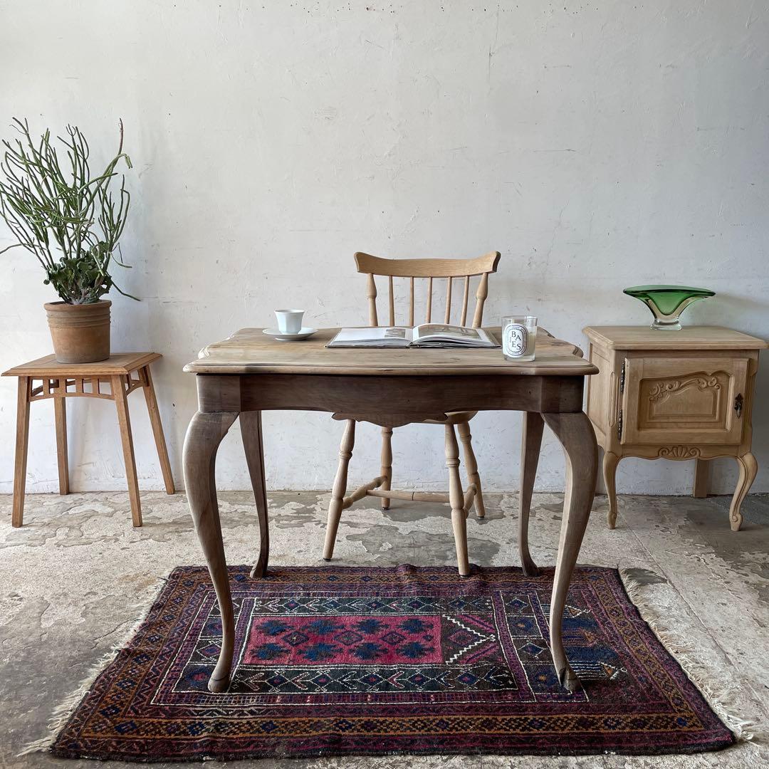 ヴィンテージ　サイドテーブル　デスク　飾り台 作業台　剥離