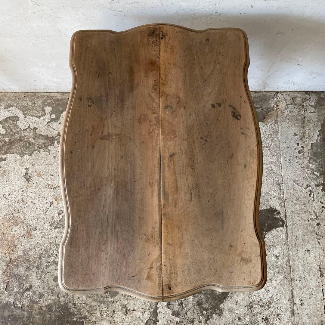 ヴィンテージ　サイドテーブル　デスク　飾り台 作業台　剥離