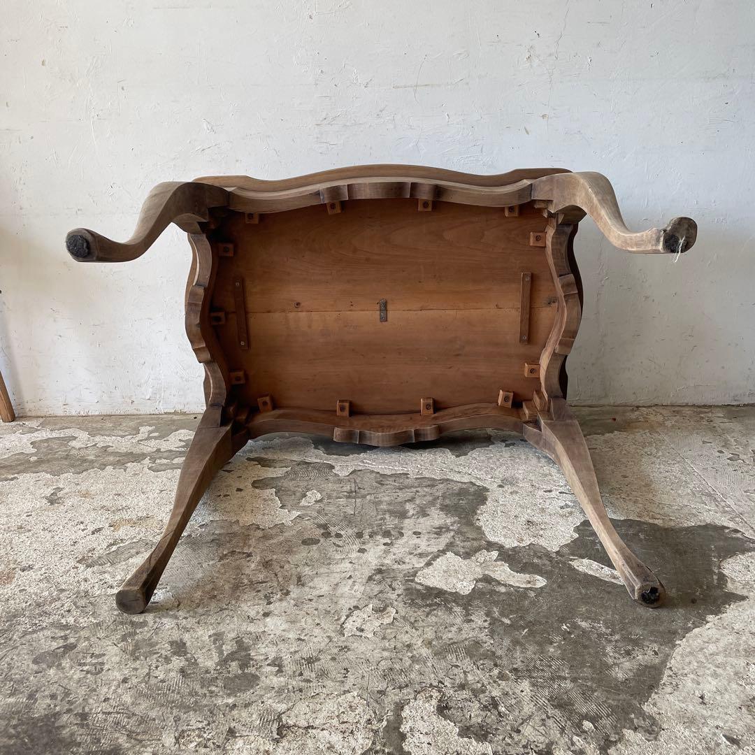 ヴィンテージ　サイドテーブル　デスク　飾り台 作業台　剥離