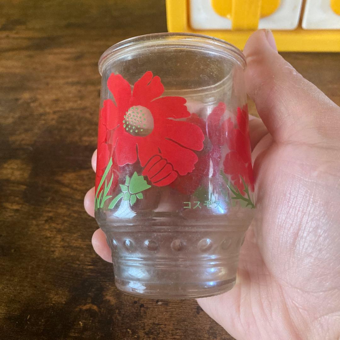 昭和レトロ　調味料ケース　調味料入れ　クッキングジョア　グラス付き