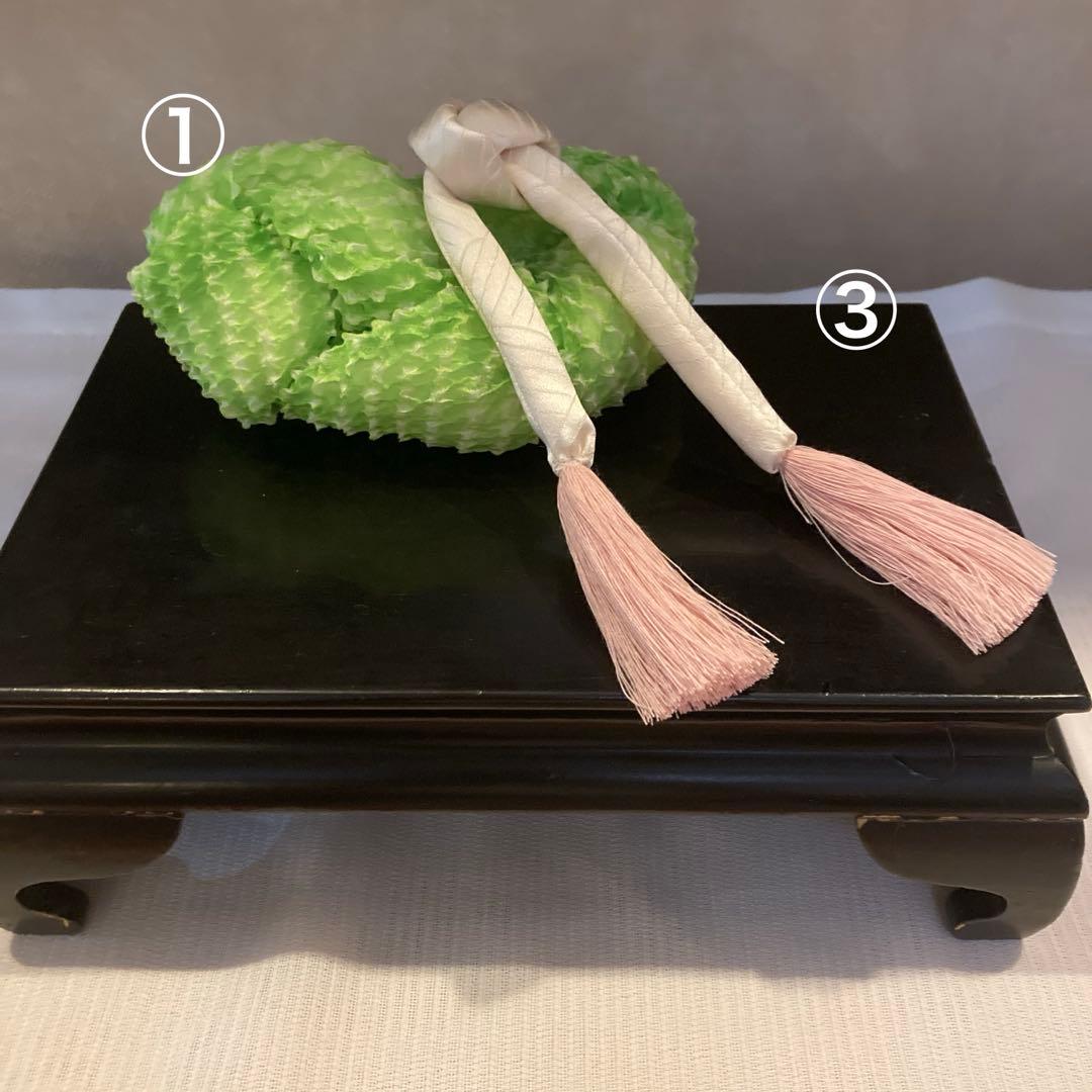 専用 七五三 舞妓さんみたいな勝山簪 八重梅 後挿し 玉簪 ③ちんころ①