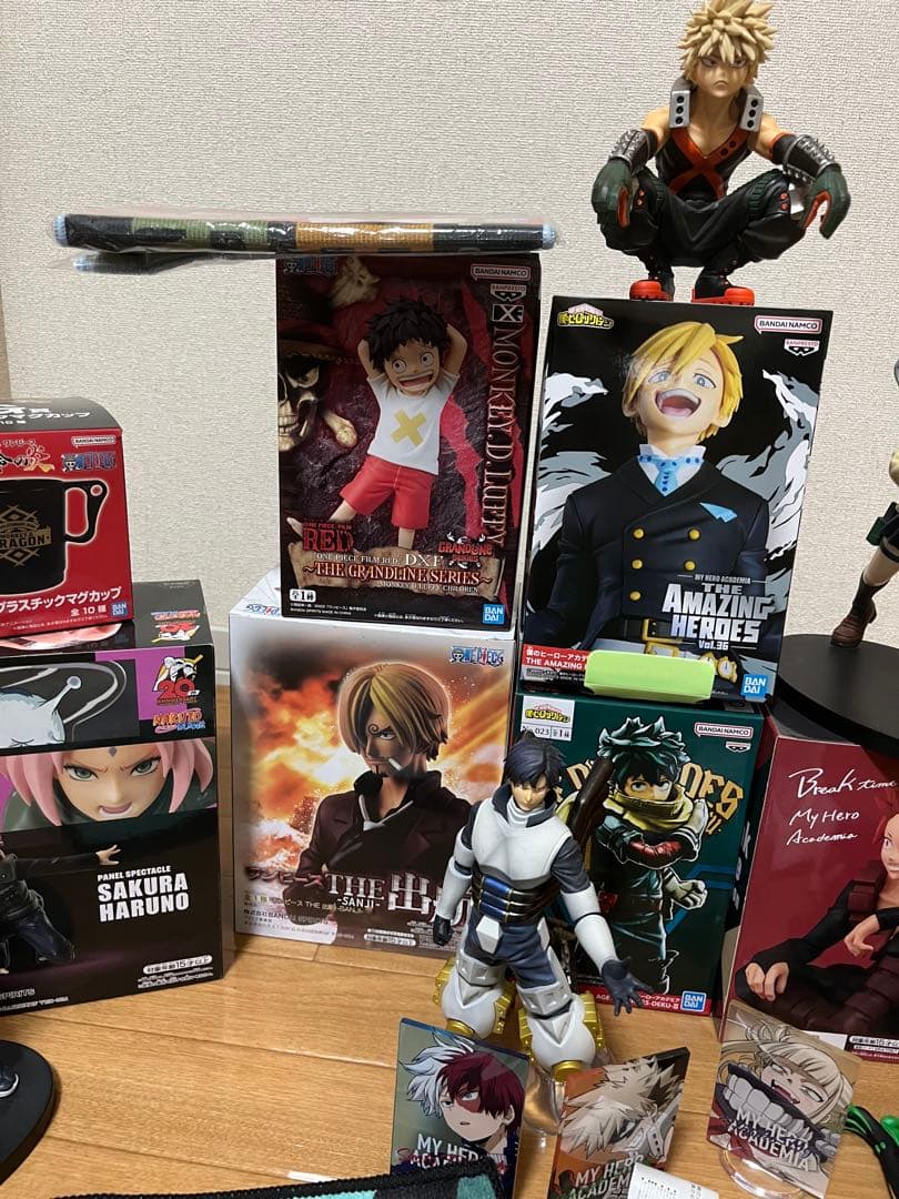 フィギュア　NARUTO 鬼滅の刃　僕のヒーローアカデミア　ワンピース