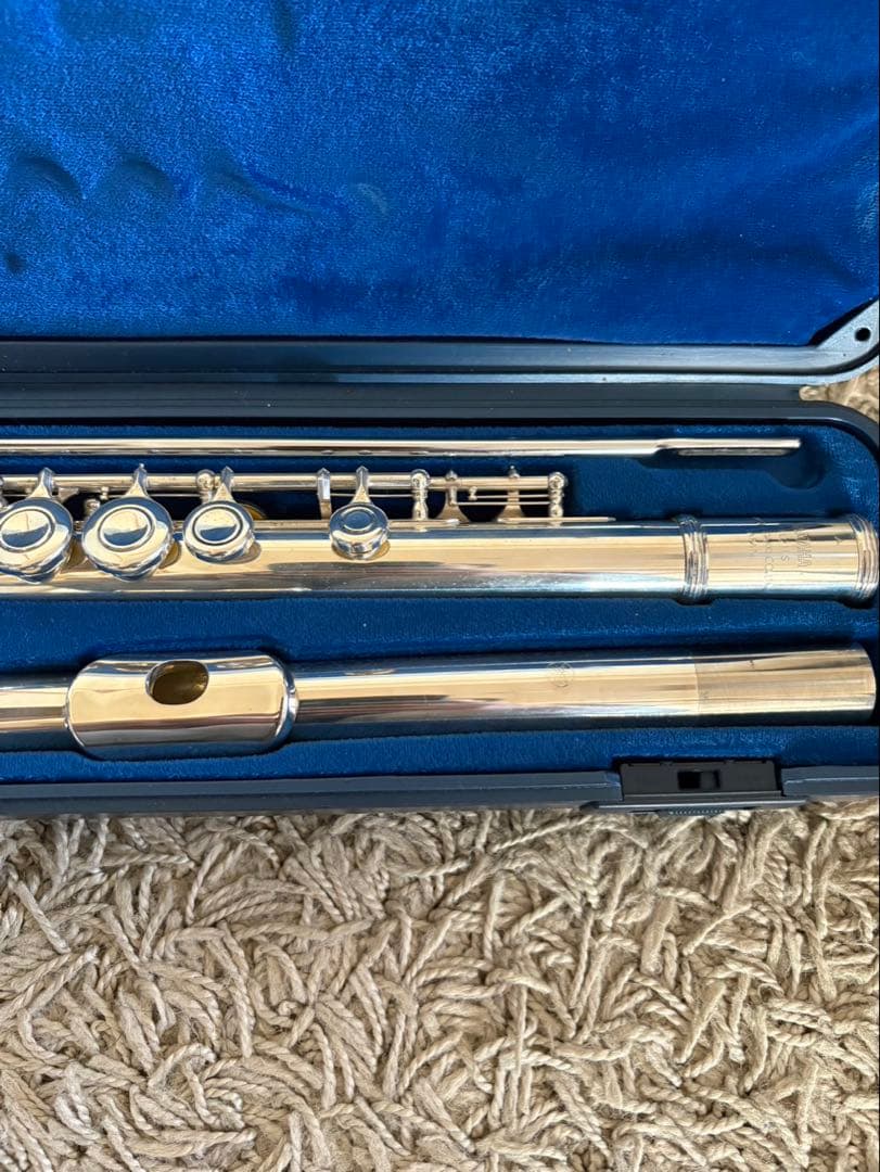 値下げしました】YAMAHA フルート本体 銀製 ケース付き - メルカリ