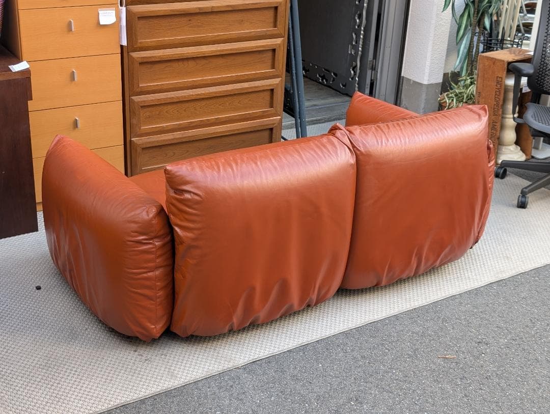 超名作☆arfiex／アルフレックス／marenco／マレンコ／2Pソファ／本革