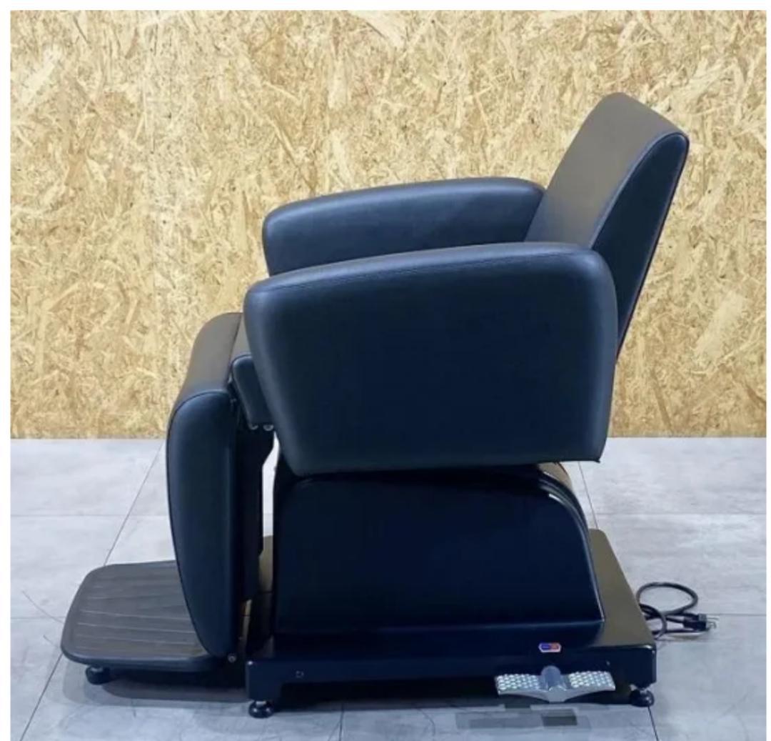 電動シャンプーチェアALVIN-Sofa ステップ付・レッ グレスト固定タイプ