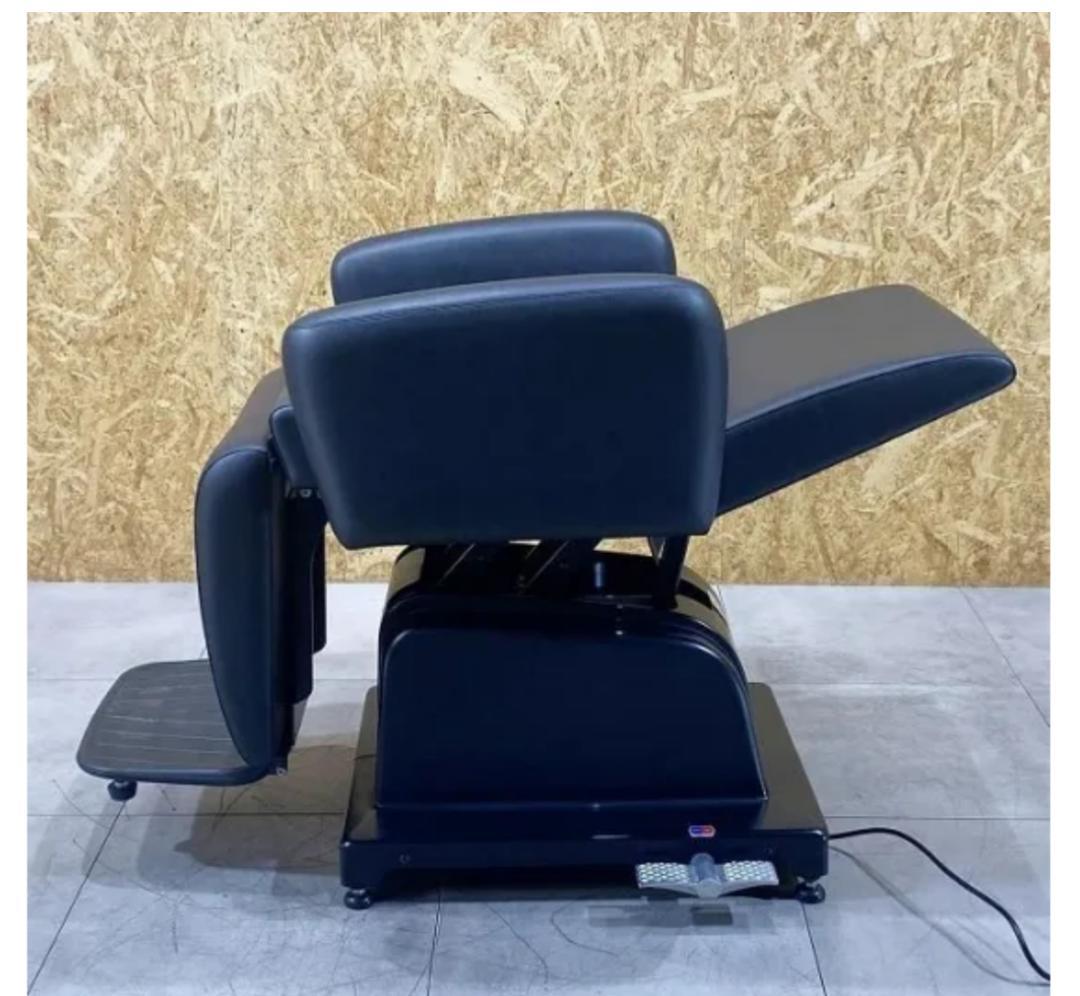 電動シャンプーチェアALVIN-Sofa ステップ付・レッ グレスト固定タイプ