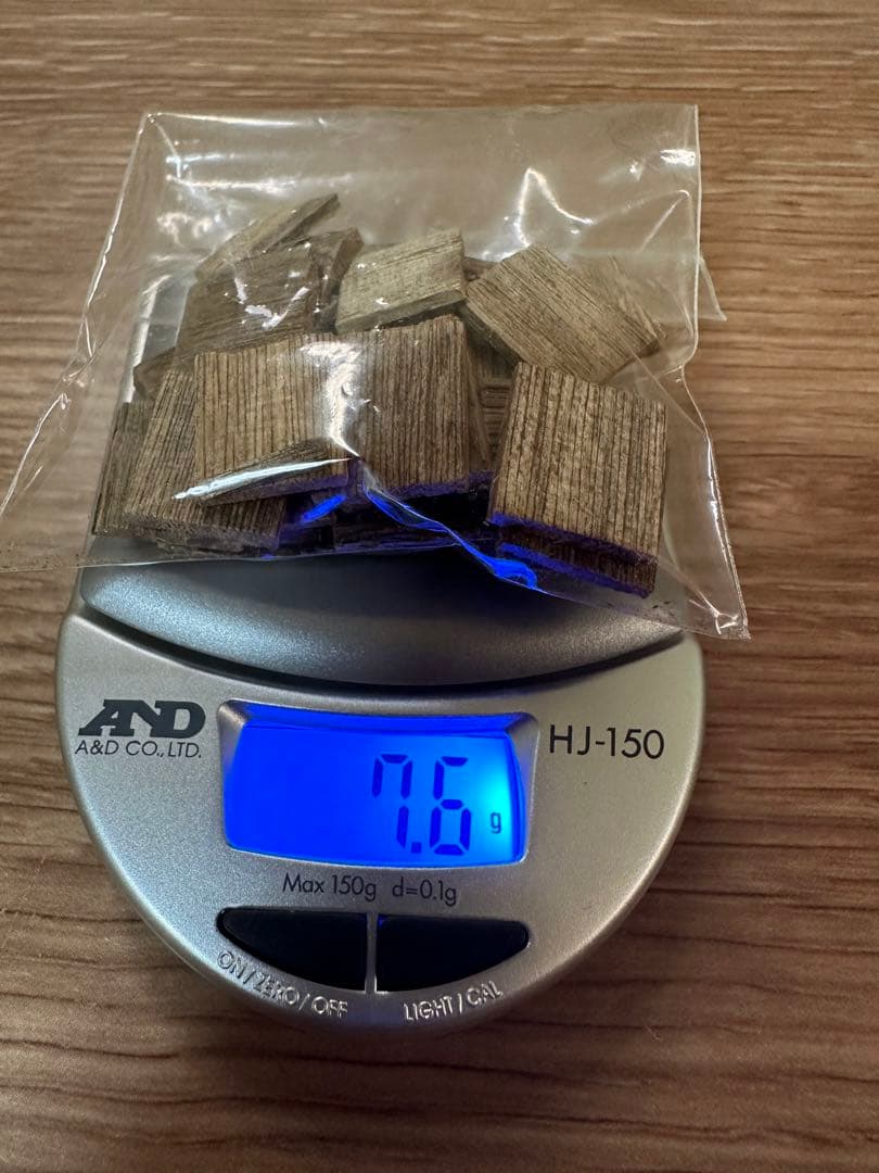 伽羅/玉初堂/2.9g・伽羅/3.7g・沈香/玉初堂/7.6g・沈香/1.2g