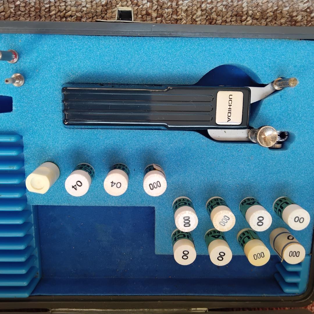 UCHIDA 製図テンプレートレタリングセット 収納ケース付き