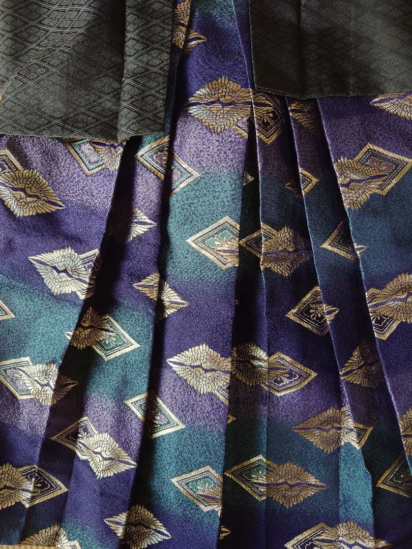 七五三 着物セット 鷹　７歳男の子　白　羽織袴