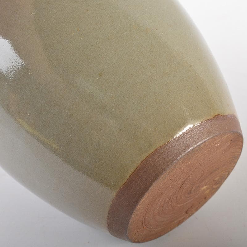 茶道具　高田焼　伝七窯　青木修造　茶入　仕覆付　共箱　V　R6603