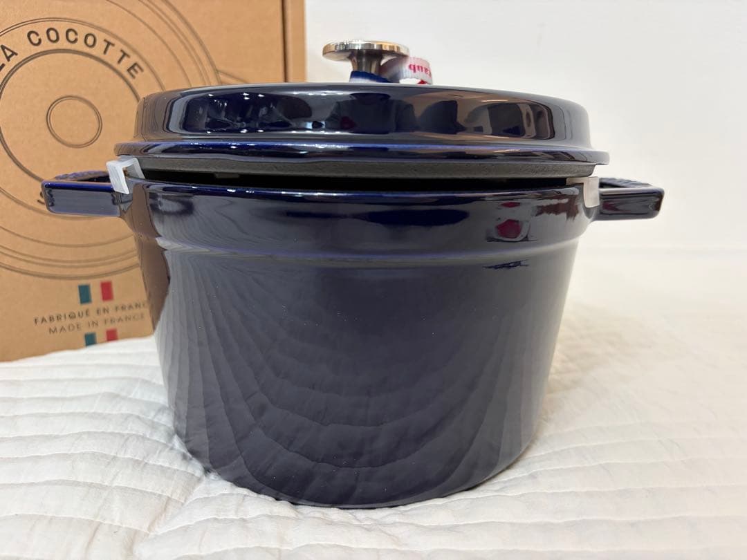 〈新品〉ストウブ　グランドココットラウンド　20㎝　グランブルー