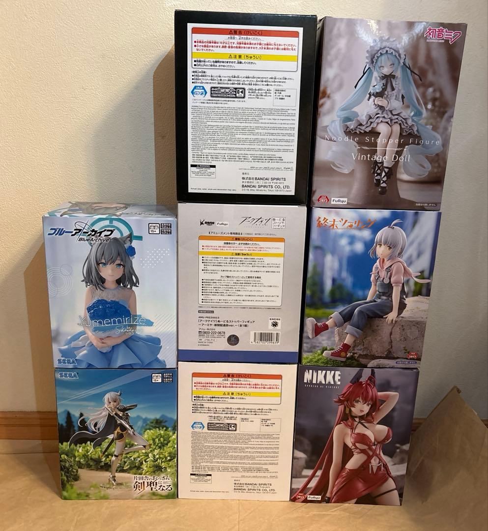 美少女プライズフィギュア まとめ売り ８点セット