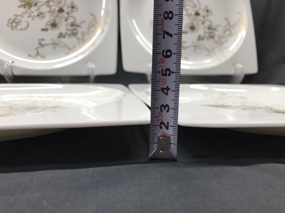 ①【美品】 PLATO GOLD プレート　26.5cm 4P