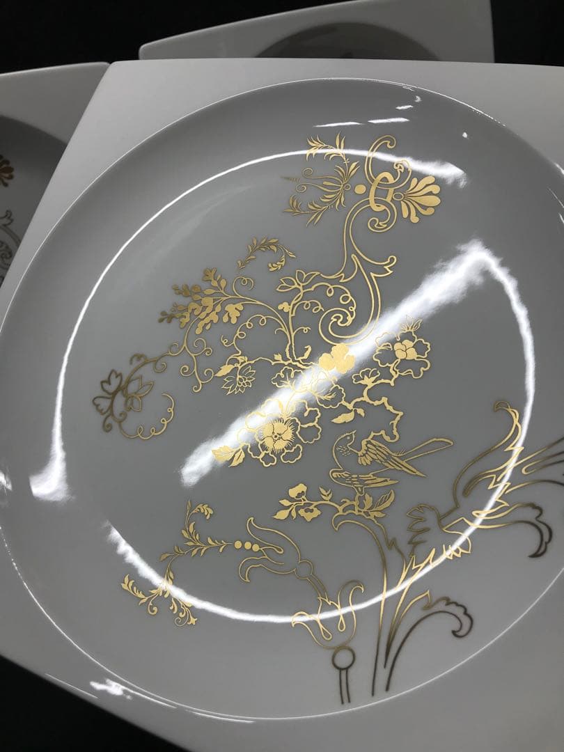 ①【美品】 PLATO GOLD プレート　26.5cm 4P