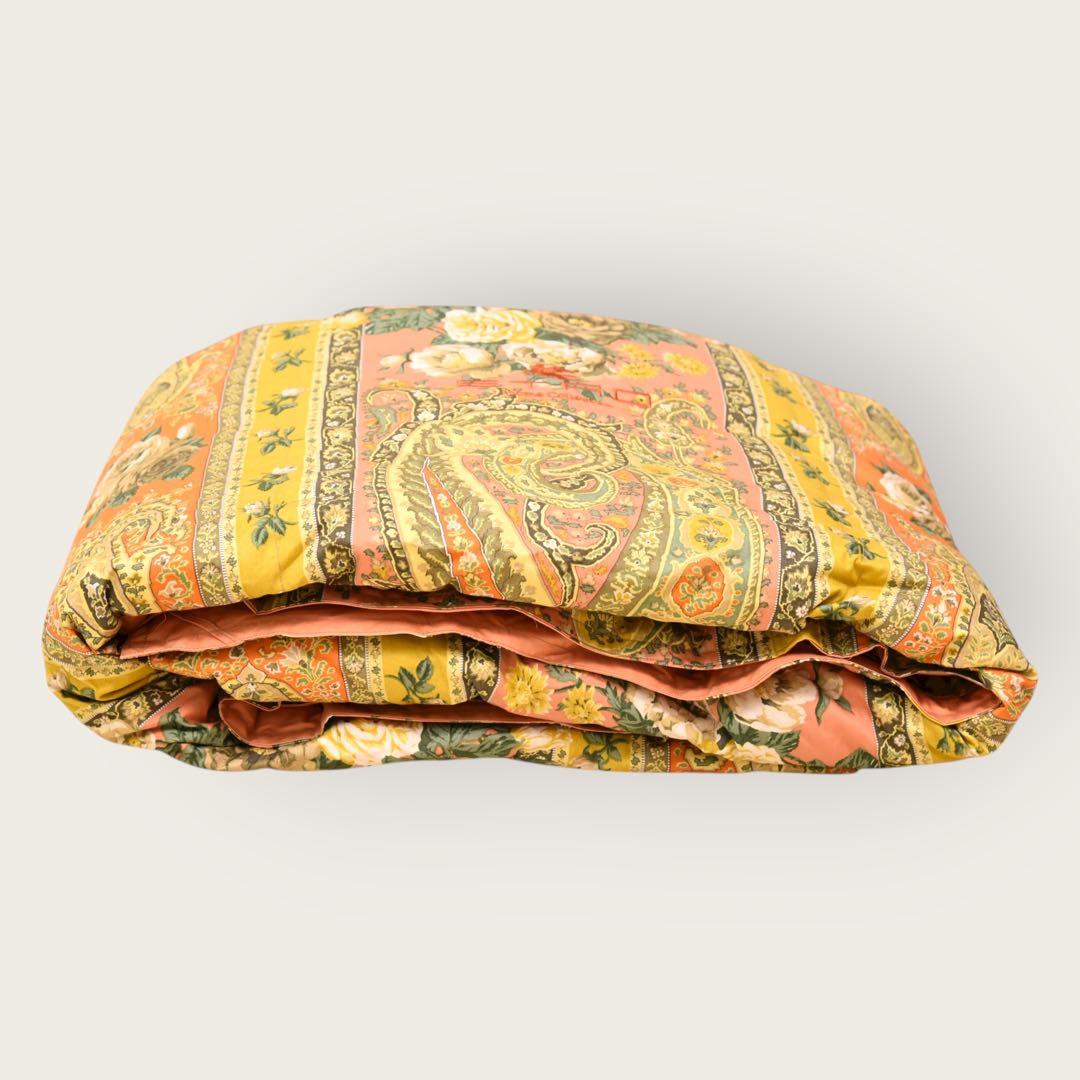 9272.エトロ 羽毛肌掛けふとん シングル 150×200