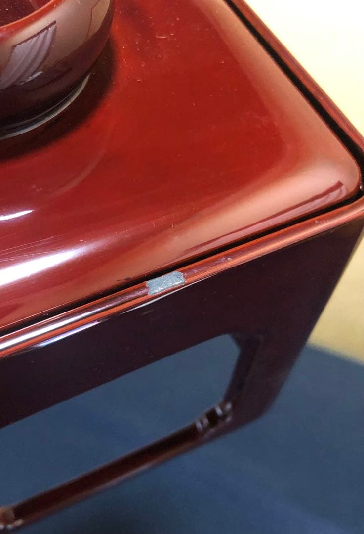 《R》溜塗 屠蘇器 木製漆器 合わせ箱　260120き5