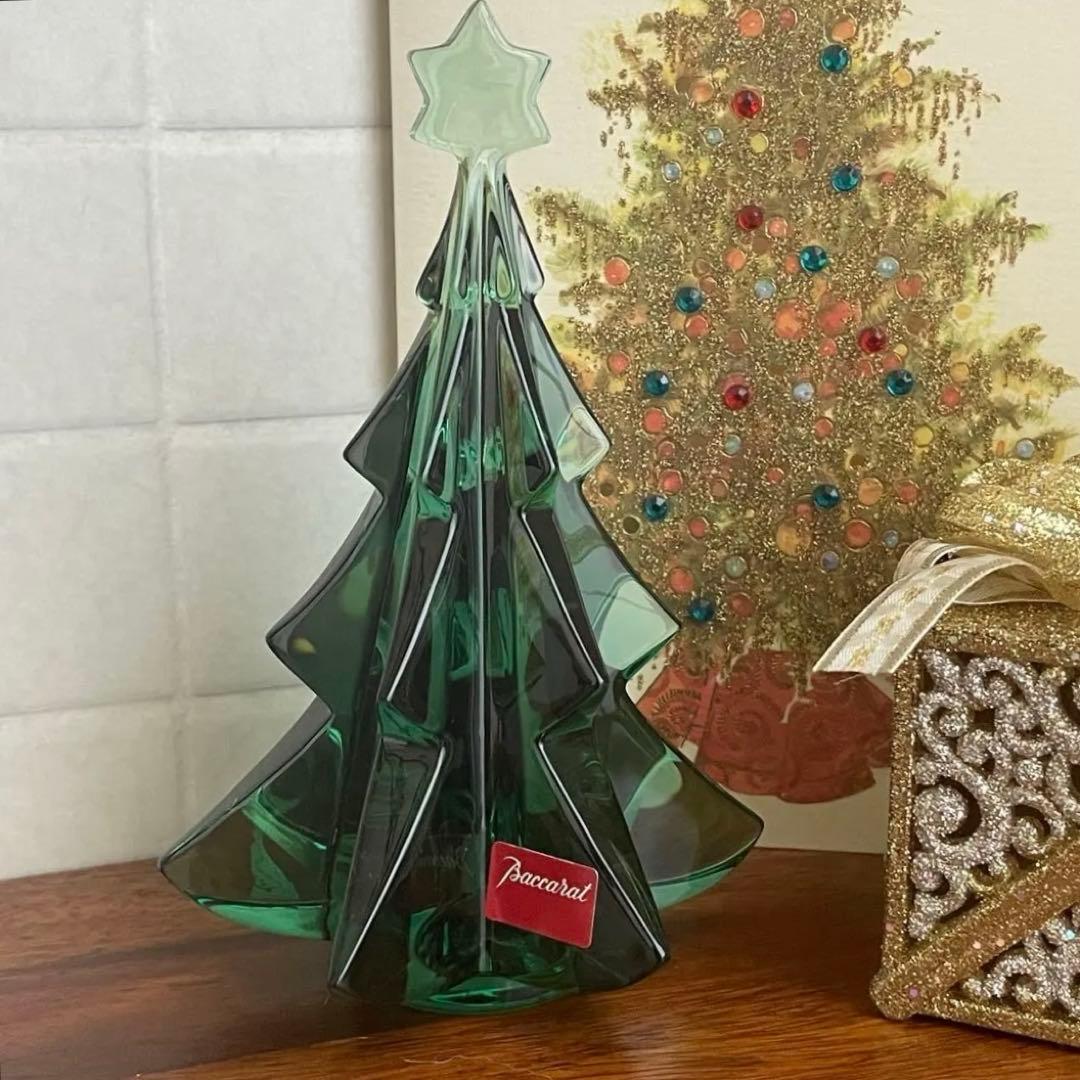 Baccarat　バカラ　ノエル　 クリスマスツリー　グリーン