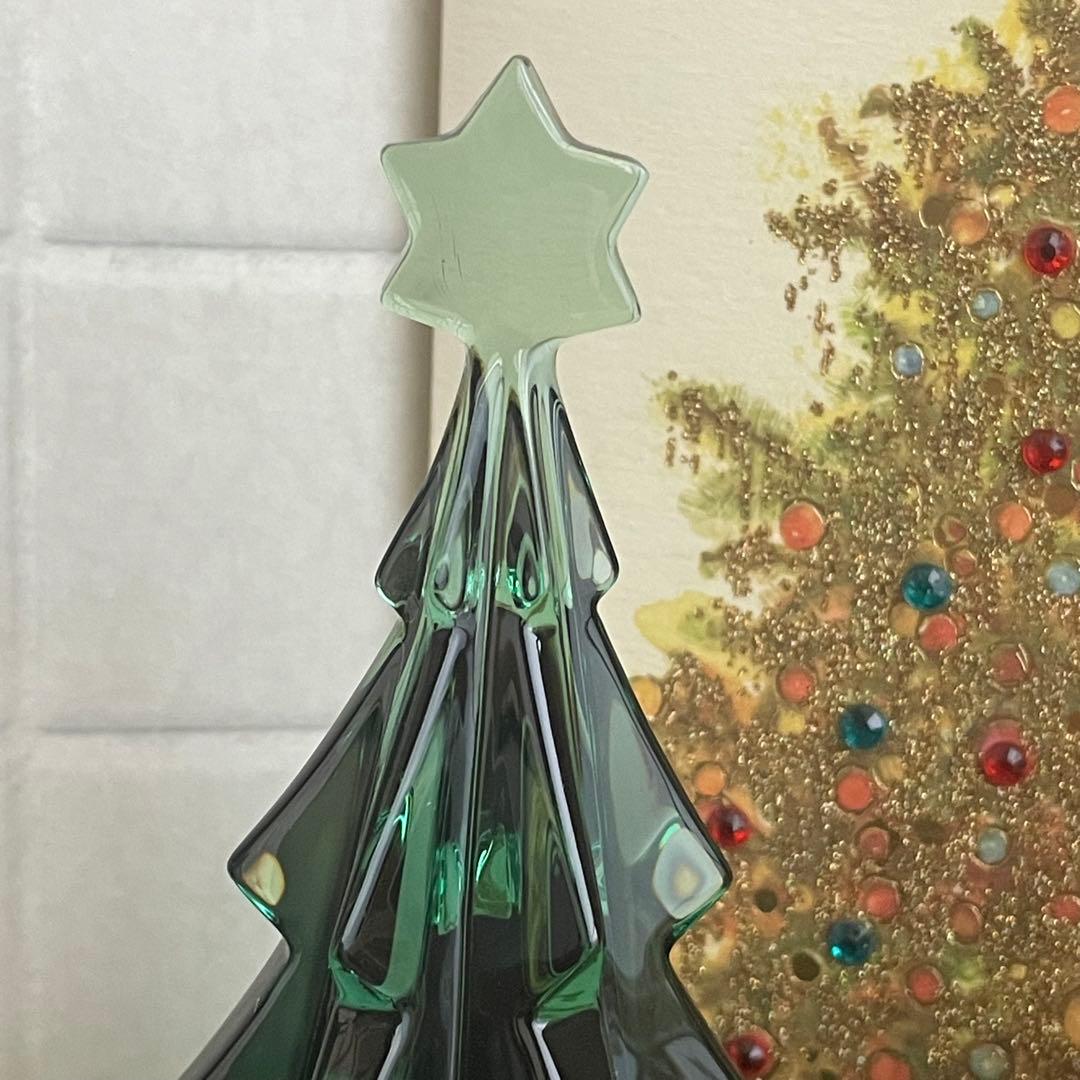 Baccarat　バカラ　ノエル　 クリスマスツリー　グリーン