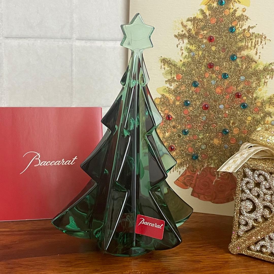Baccarat　バカラ　ノエル　 クリスマスツリー　グリーン