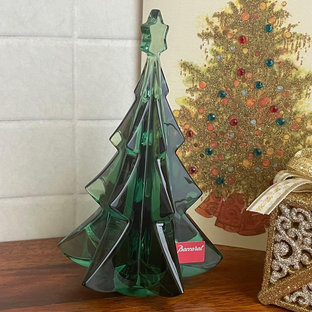 Baccarat　バカラ　ノエル　 クリスマスツリー　グリーン