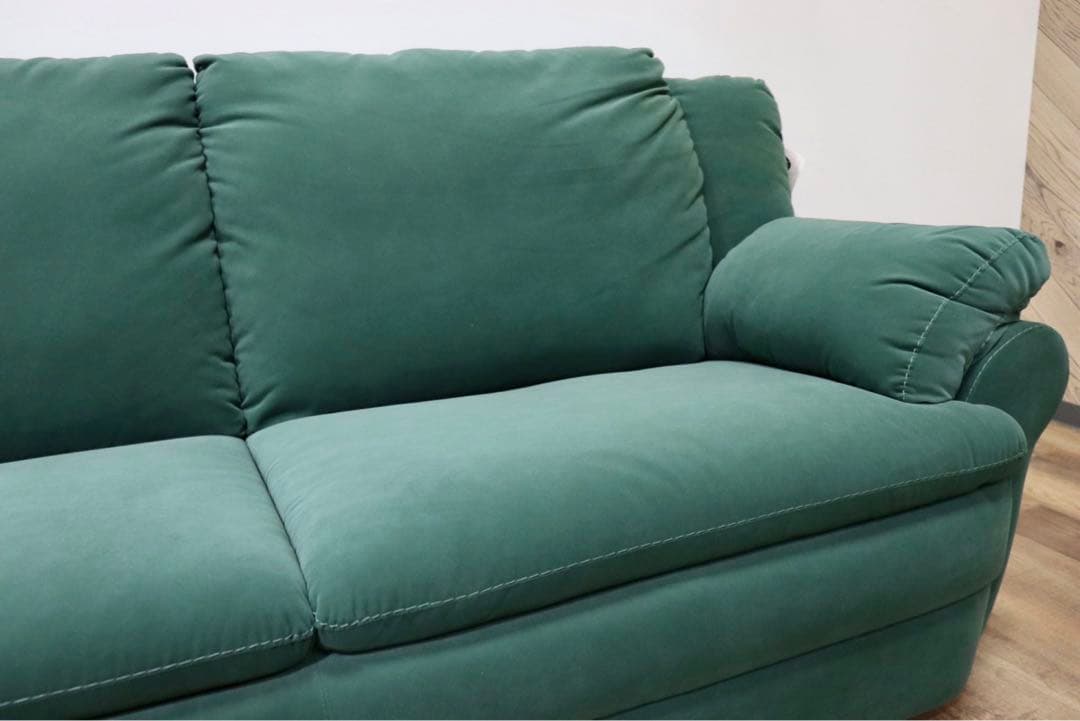 GMGN299○スペイン製 2.5人掛けソファ ラブソファ 長椅子 ファブリック