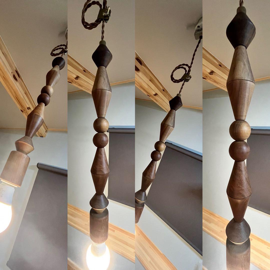 APROZ アプロス 木製ペンダントライト　3点セット おしゃれ