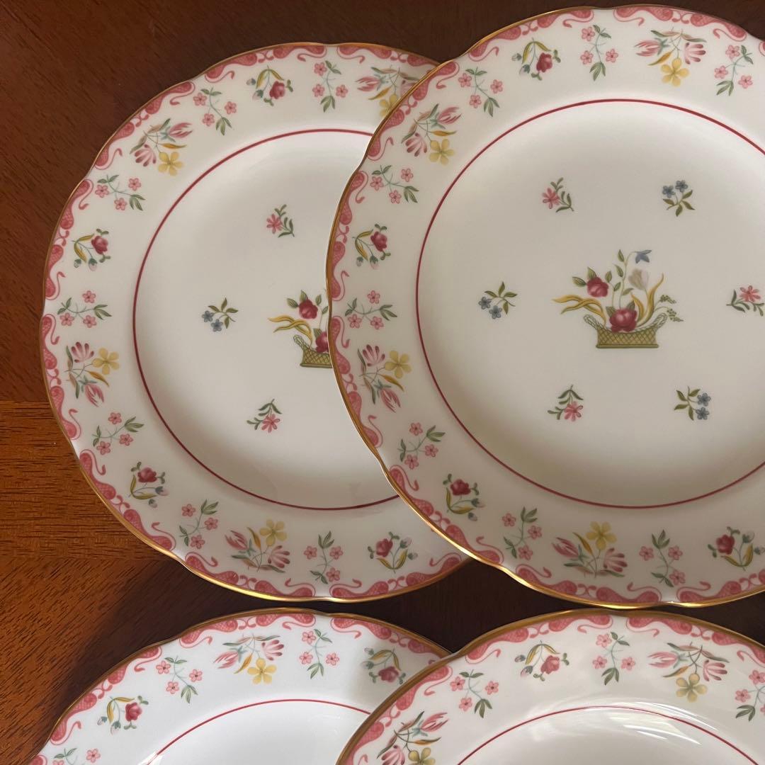 【黒壺美品】英国製　ウェッジウッド★ビアンカ★ケーキ皿　6枚