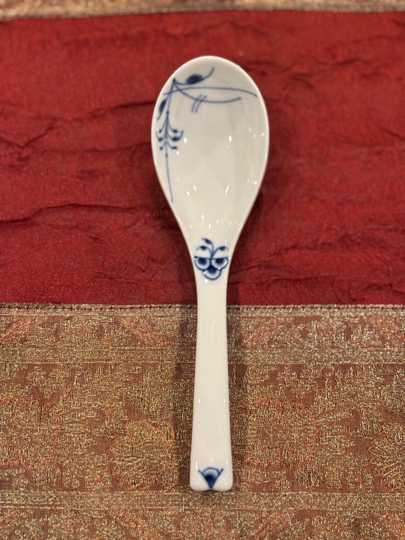 新品未使用 ロイヤル コペンハーゲン ブルーパルメッテ スプーン ６客