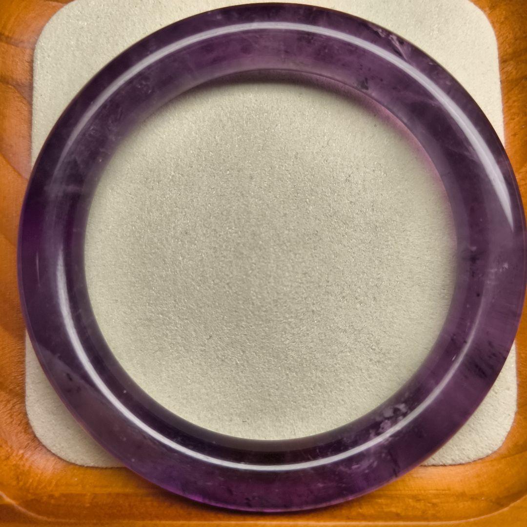 ウルグアイ産アメジスト バングル　5.5センチ