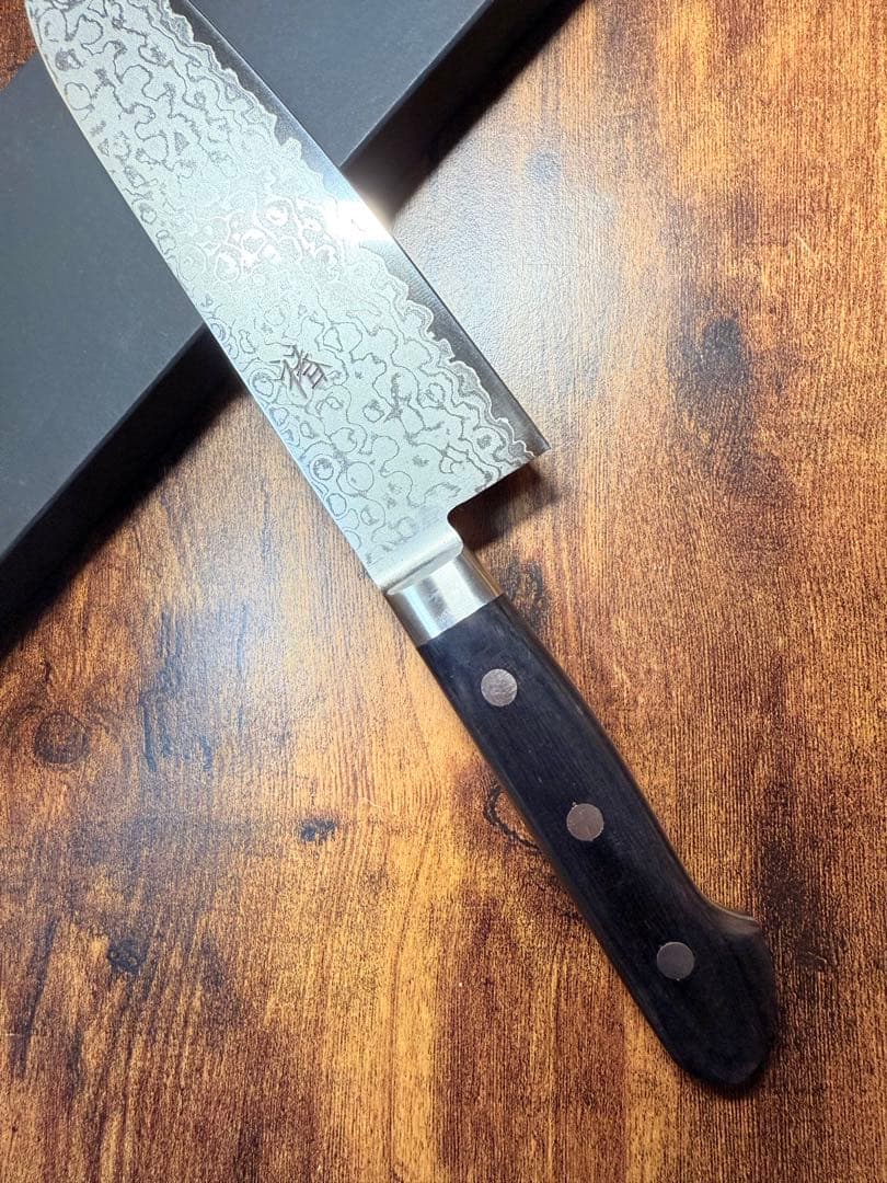 VG10 ダマスカス　三徳　包丁　16.5cm