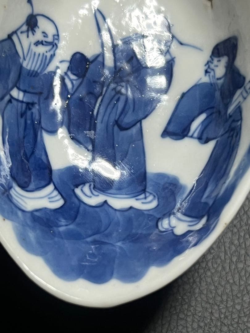 中国染付レンゲ（清）