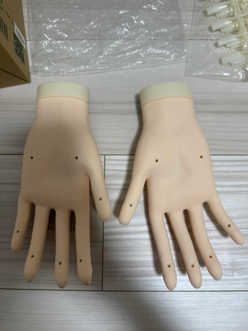 JNEC認定ハンドモデル　ネイリスト技能検定セット