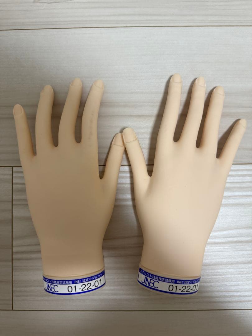JNEC認定ハンドモデル　ネイリスト技能検定セット