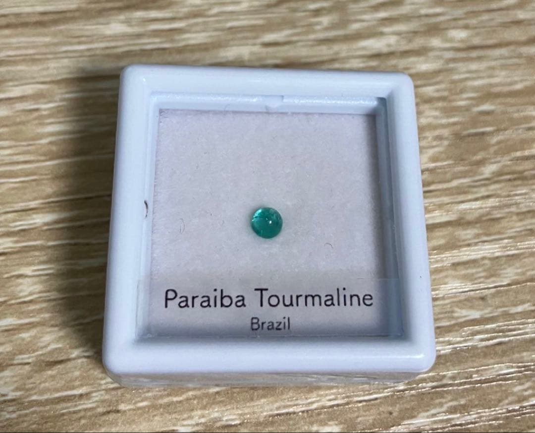 な*の様 パライバトルマリン ルース カボション 0.159ct 日宝協ソーティ