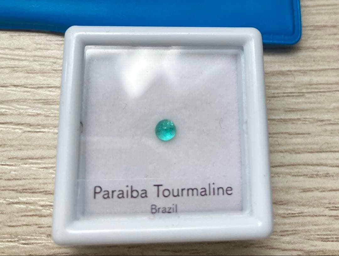 な*の様 パライバトルマリン ルース カボション 0.159ct 日宝協ソーティ