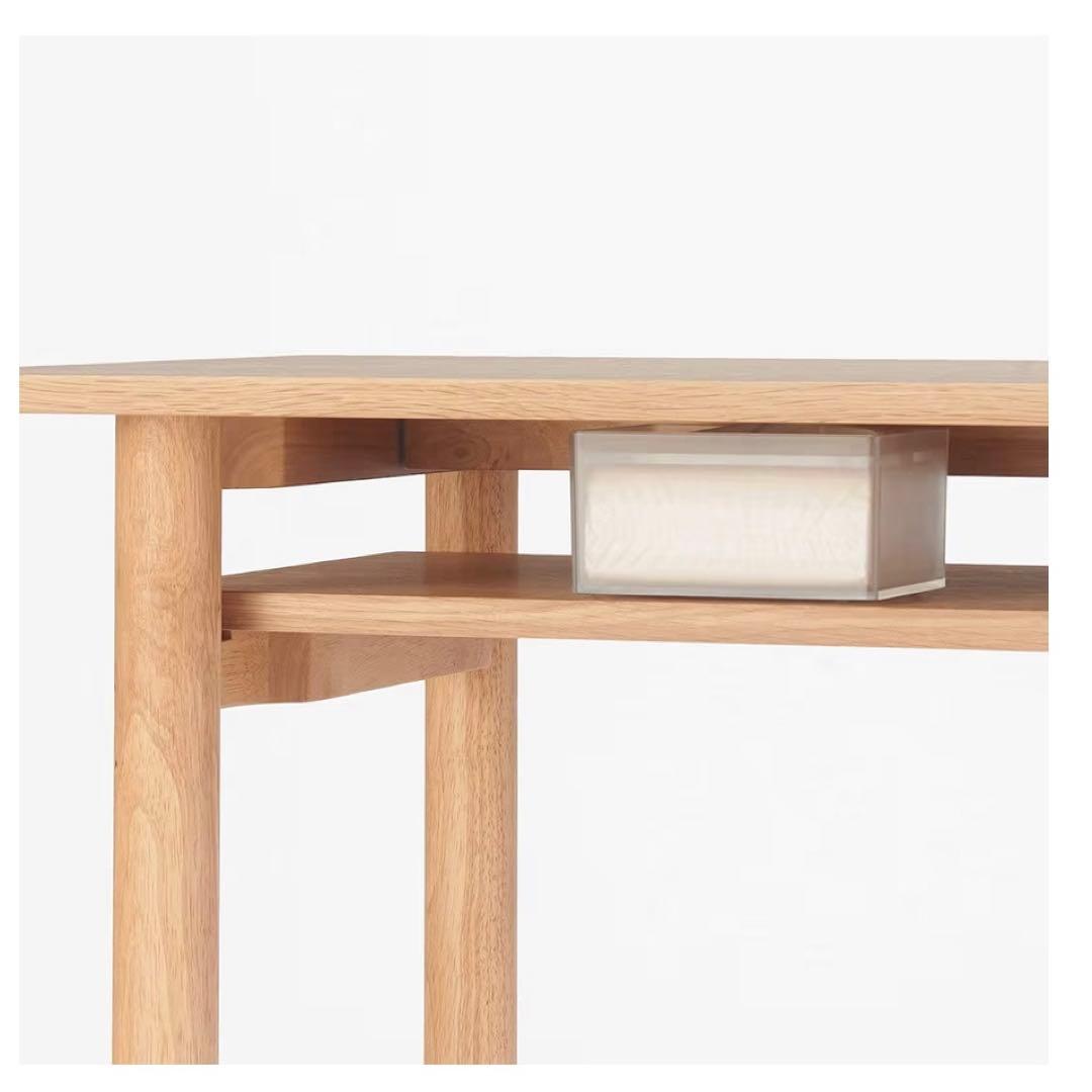 無印良品　木製ローテーブル・オーク材　MUJI