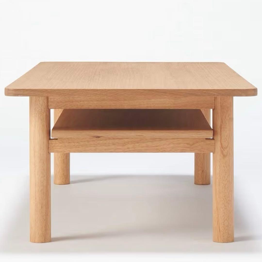 無印良品　木製ローテーブル・オーク材　MUJI