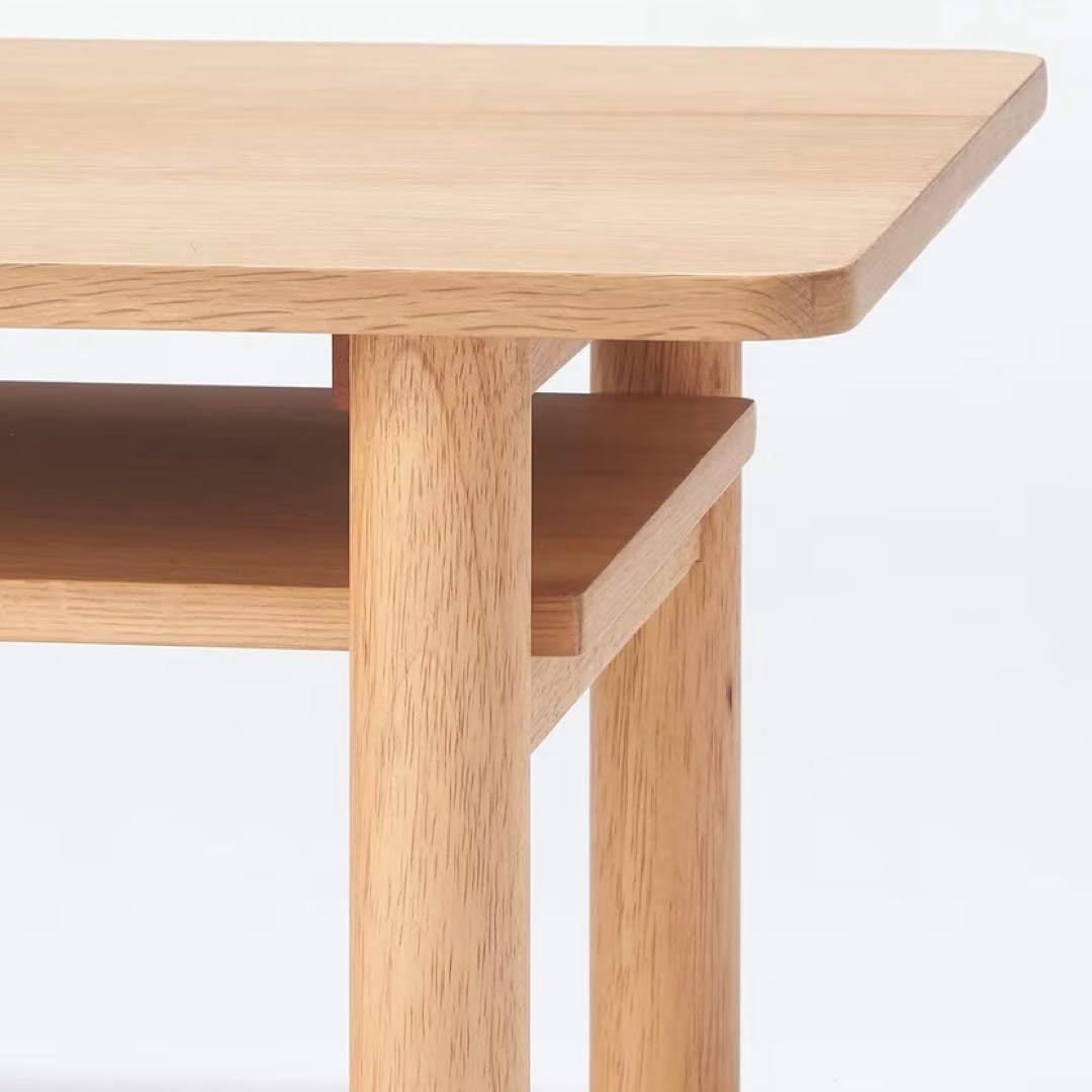 無印良品　木製ローテーブル・オーク材　MUJI