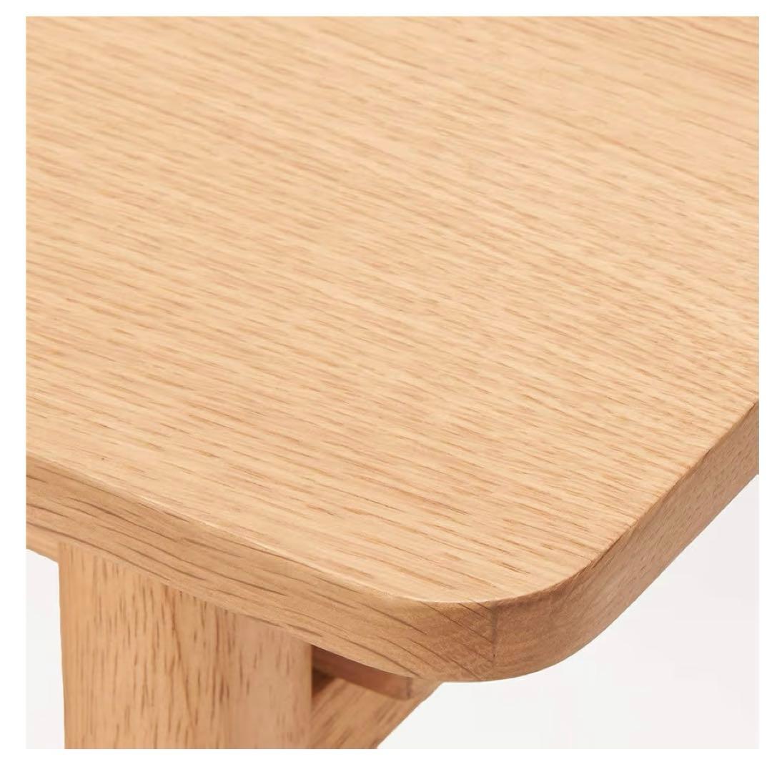 無印良品　木製ローテーブル・オーク材　MUJI