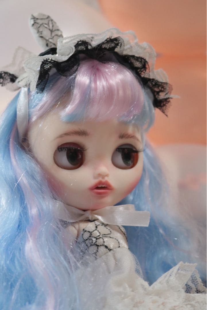 ゆめかわ　ユニコーン　カスタムドール　アイシー　ブライスサイズ