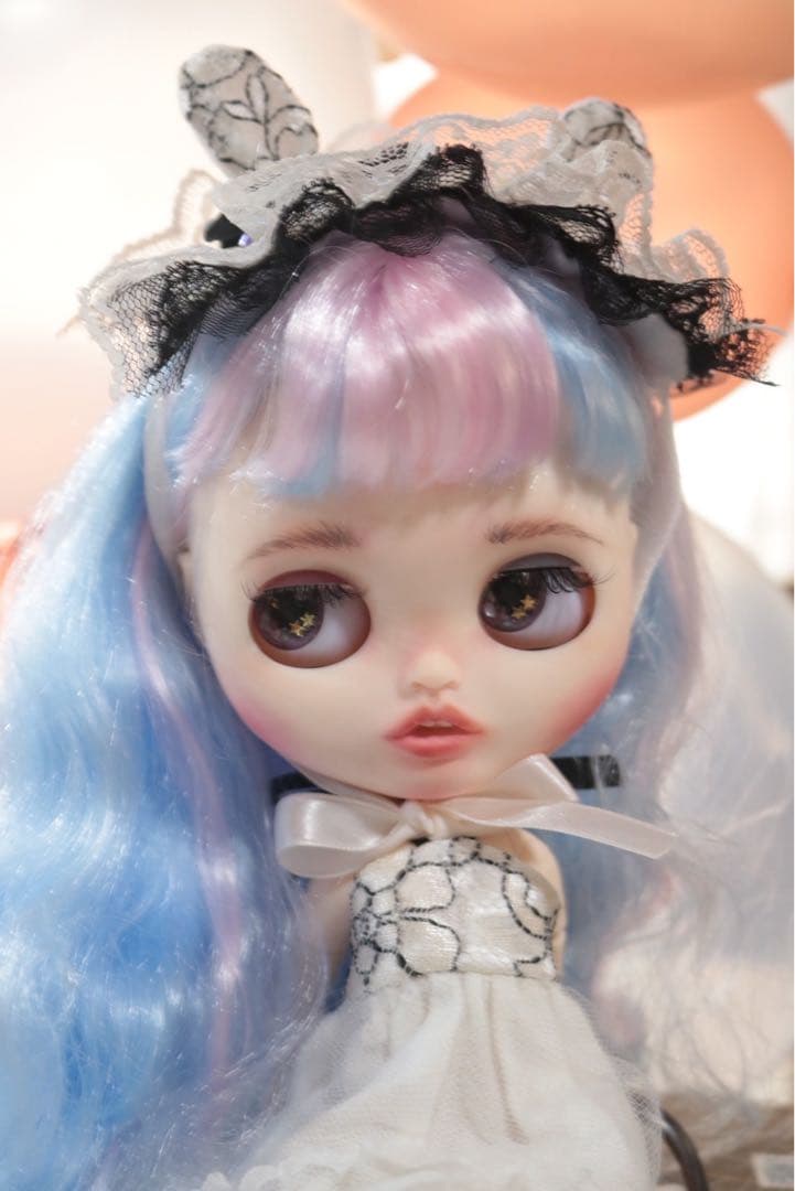 ゆめかわ　ユニコーン　カスタムドール　アイシー　ブライスサイズ